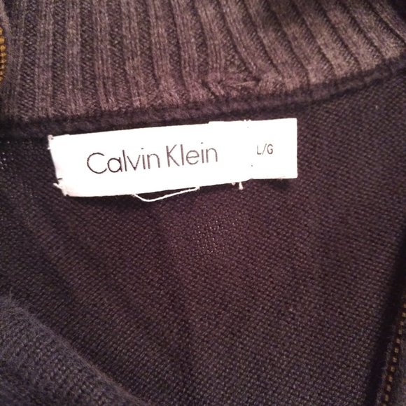 Nice men's calvin klein pullover black L - Picture 4 of 4